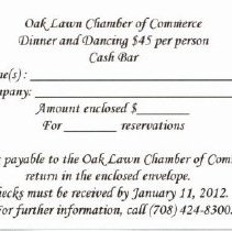 Chamber of Commerce Installation Dinner Ticket, 2012