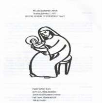 Mt. Zion Lutheran Church Bulletins, 2022