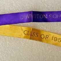 Covington School Class of 1952 graduation ribbon