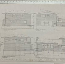 Architectural Drawing, Split Level Home on Tripp Avenue