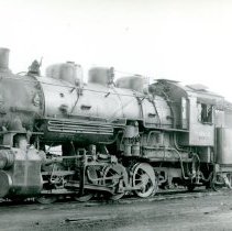 Engine #1545, Wabash Railroad, Decatur, 1950