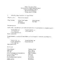 Village of Oak Lawn Board Minutes, 2022