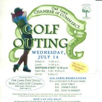 Oak Lawn Chamber of Comm. Golf Outing Poster, 2004