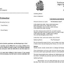Pilgrim Faith United Church of Christ Bulletins, 2023