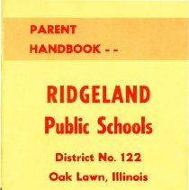 School District 122 Parent Handbook, 1966-67