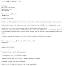 Brandt Newsletter, 2010