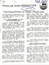 Pinebrook South Newsletter Aug 1984