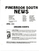 Pinebrook South Newsletter Apr 1993