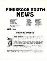 Pinebrook South Newsletter Jun 1993