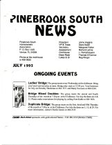 Pinebrook South Newsletter Jul 1993