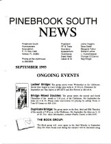 Pinebrook South Newsletter Sep 1993