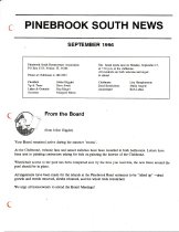 Pinebrook South Newsletter Sep 1994