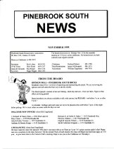 Pinebrook South Newsletter Nov 1995