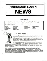 Pinebrook South Newsletter Feb 1995