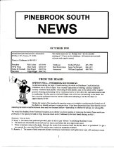 Pinebrook South Newsletter Oct 1995