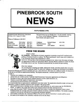 Pinebrook South Newsletter Nov 1996