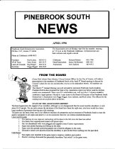 Pinebrook South Newsletter Apr 1996