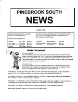 Pinebrook South Newsletter  Jun 1996