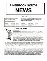 Pinebrook South Newsletter Jul 1996