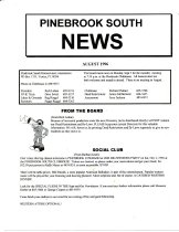 Pinebrook South Newsletter Aug 1996