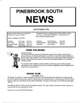 Pinebrook South Newsletter Sep 1996
