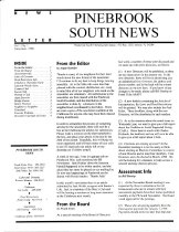 Pinebrook South Newsletter Dec 1998, Vol 1 No 1
