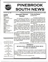 Pinebrook South Newsletter Jul 1999 Vol 1 No 7
