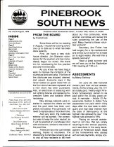 Pinebrook South Newsletter Aug 1999 Vol 1 No 8