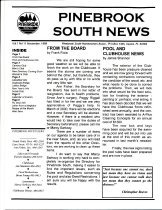 Pinebrook South Newsletter Nov 1999 Vol 1 No 11