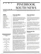 Pinebrook South Newsletter Jan 1999