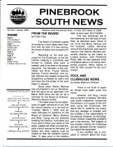 Pinebrook South Newsletter Jan 2000 Vol 2 No 1