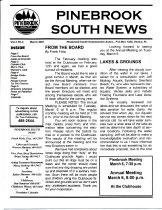 Pinebrook South Newsletter Mar 2001  Vol 3  No 3