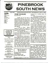Pinebrook South Newsletter Aug 2001  Vol 3  No 8