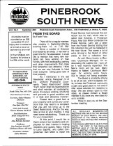 Pinebrook South Newsletter Sep 2001  Vol 3  No 9