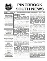 Pinebrook South Newsletter  Jan 2002  Vol 4 No 1