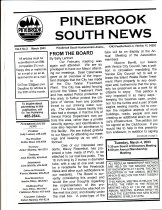 Pinebrook South Newsletter Mar 2003 Vol 5 No 3