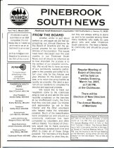 Pinebrook South Newsletter March 2005 Vol 7  No 3