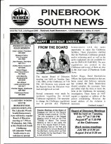 Pinebrook South Newsletter July- August 2006 Vol 8 No 7-8