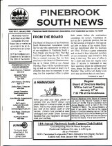 Pinebrook South Newsletter  January 2006 Vol 8 No 1