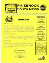 Pinebrook South Newsletter September 2009 Vol 12 No 9