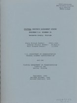 cover for "Cultural Resource Assessment Survey: US 41"