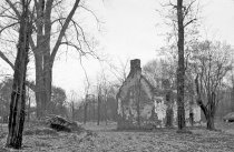 Image #1: Mouns Jones House, NW perspective view before restoration, (1962)