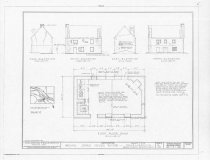 Mouns Jones House, HABS drawing (1957)