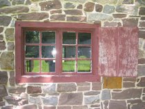 Mouns Jones, double casement windows, west eaves wall, 1st floor (2009)