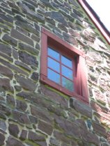 Mouns Jones, 2nd-floor casement window in south gable wall (2009)
