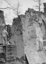 Mouns Jones House, detail of southwest perspective view (c.1967)