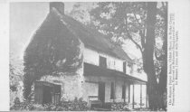 Image#1: Black and White version of postcard of Mouns Jones House