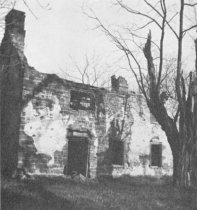 Image#1: Mouns Jones House, 19th-century W elevation detail (c.1965)