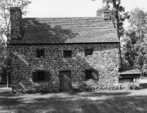 Mouns Jones House, restored east elevation view (c.1972)