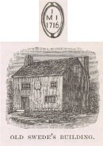 Woodcut perspective drawing of Mouns Jones House, image #1 (c.1886)